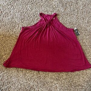 NWT Lane Bryant Burgundy Tank Top